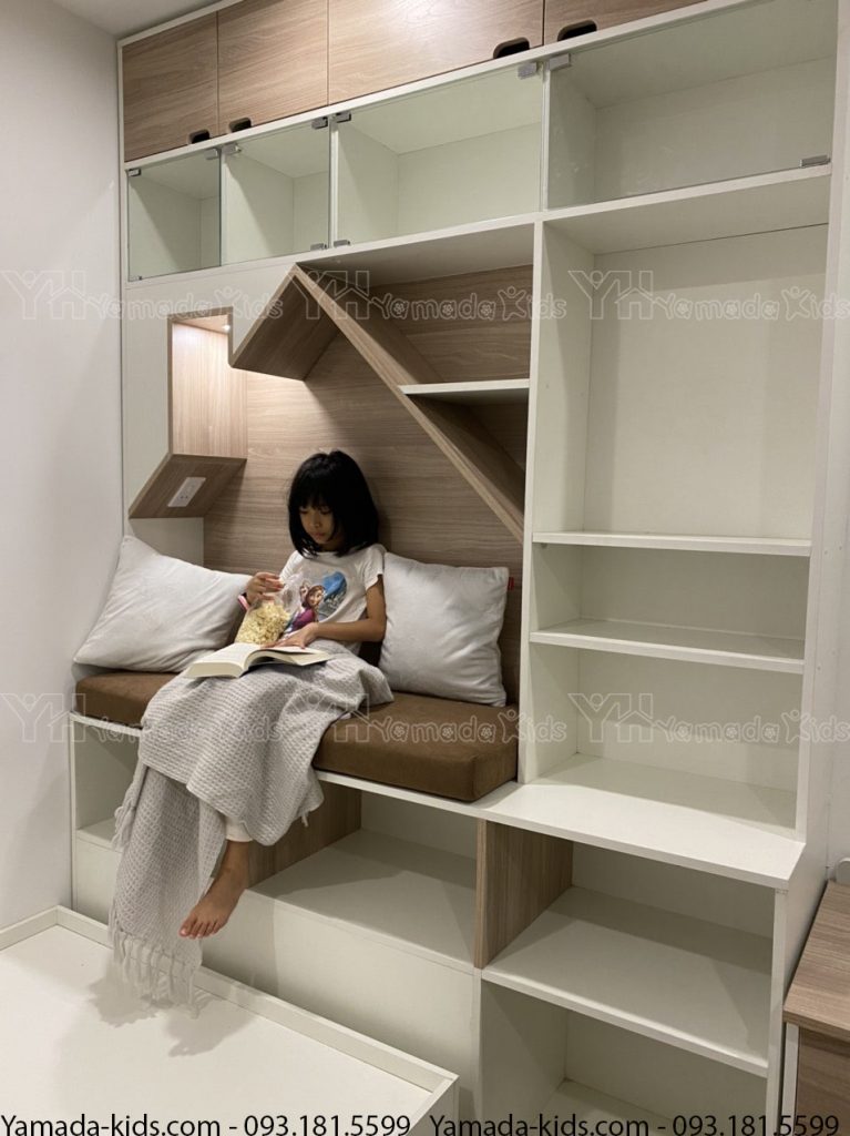 Dự án thi công nội thất phòng ngủ bé gái - Chị Linh - FLC Cầu Giấy